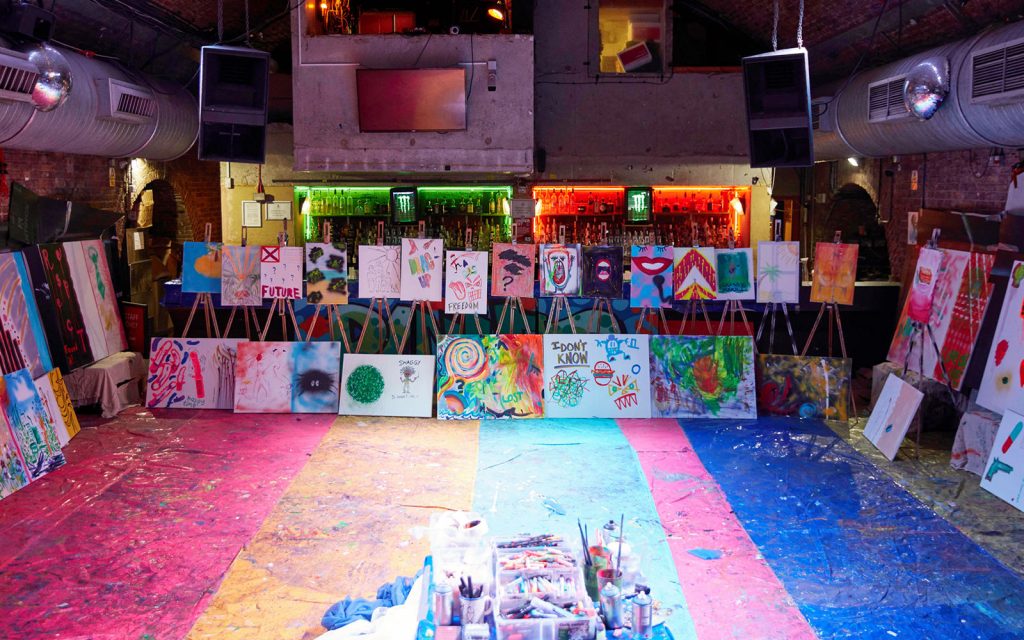 Paint Jam bandstand London bandstand.co.uk