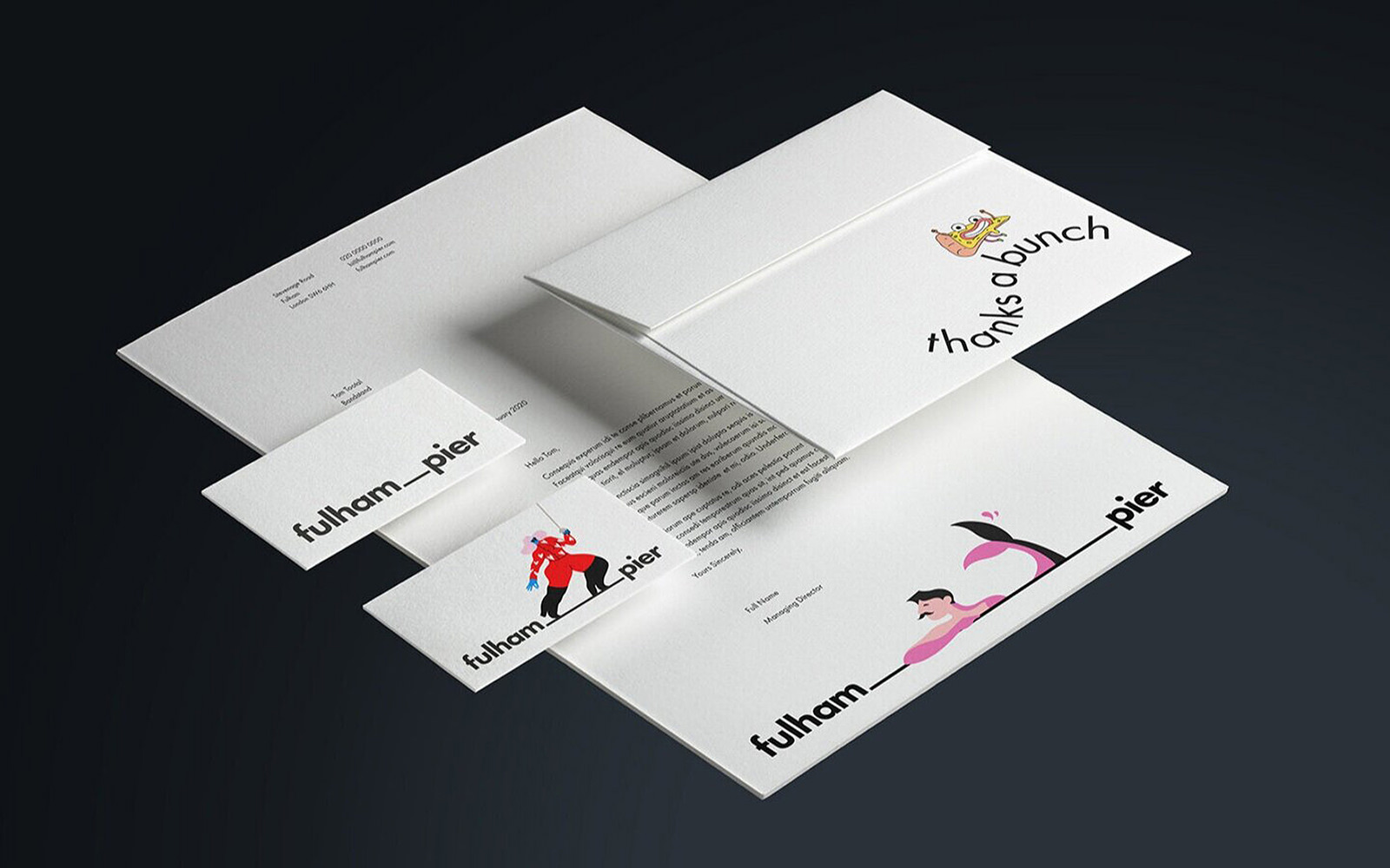 Fulham Pier stationery